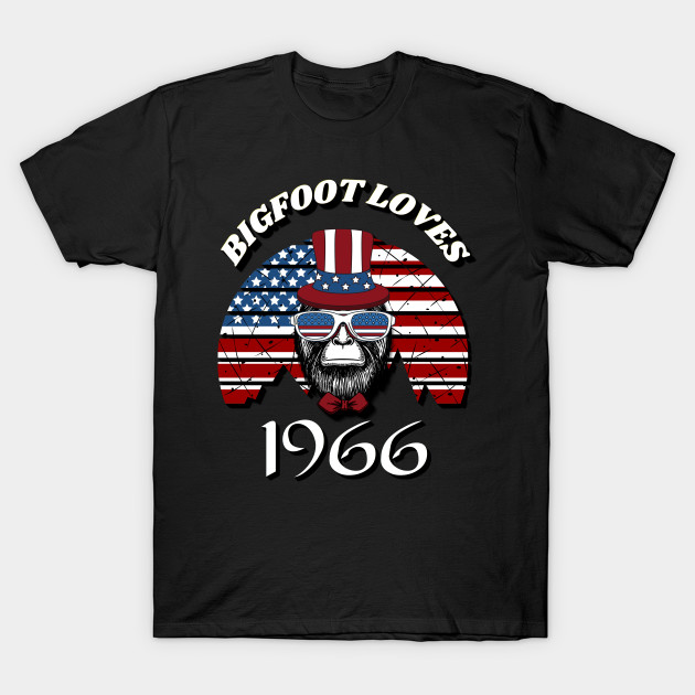 Bigfoot loves America and People born in 1966 by Scovel Design Shop